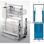 Kệ gia vị dụng cụ God ray giảm chấn