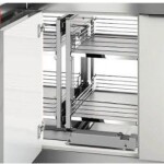 Kệ góc kéo đáy gỗ 800mm